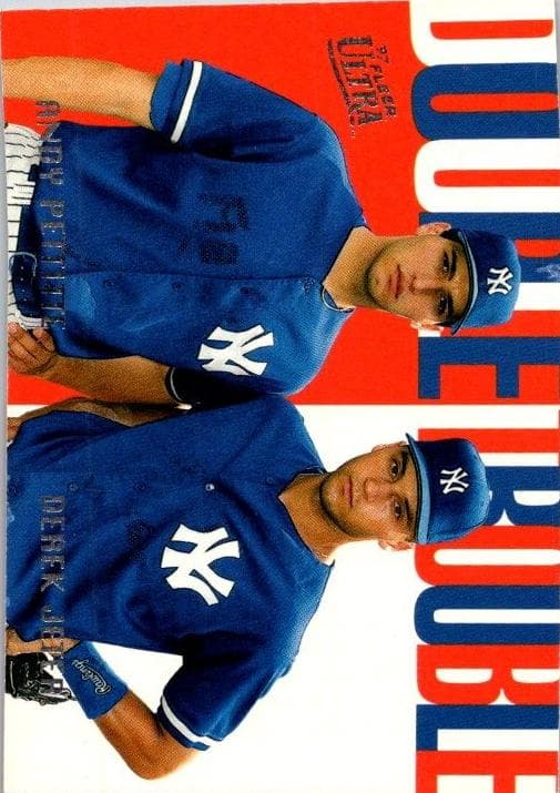 Andy Pettitte / Derek Jeter 1997 fleer Ultra Double Trouble