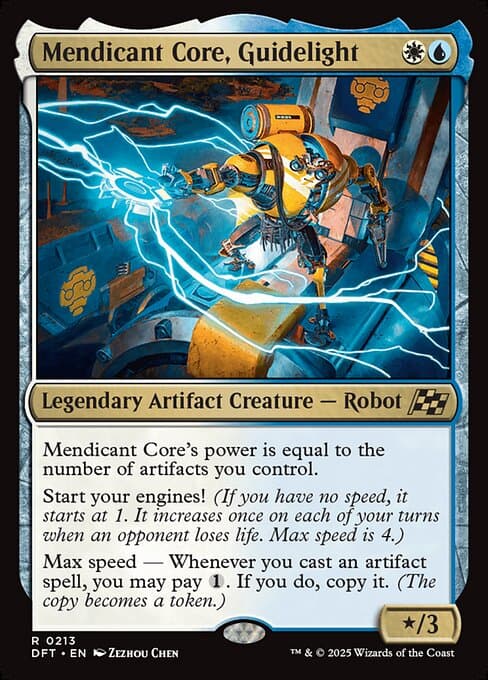 Mendicant Core, Guidelight 2025 Magic: The Gathering Aetherdrift Art Series