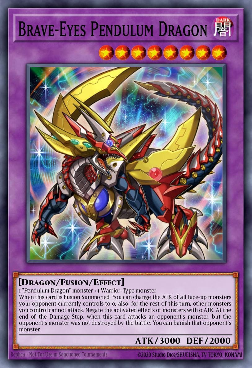 Brave-Eyes Pendulum Dragon #RATE-EN039