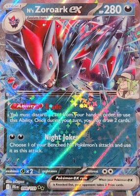 N's Zoroark EX trading card