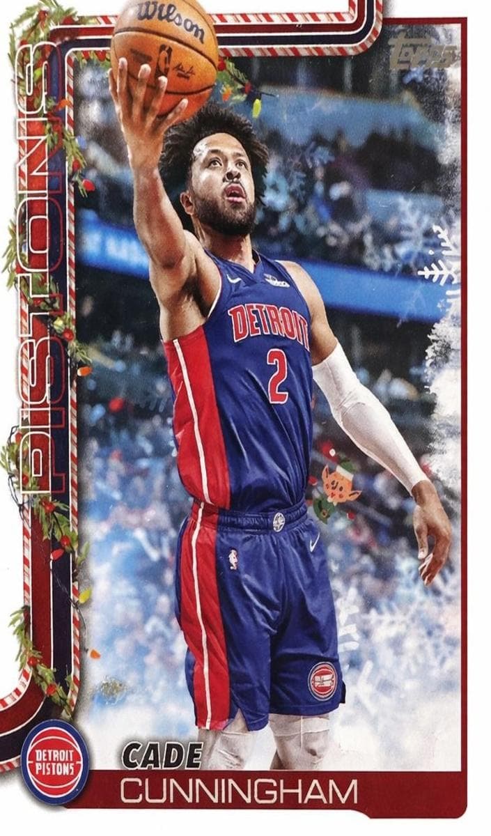 Cade Cunningham 2025 topps Topps Holiday