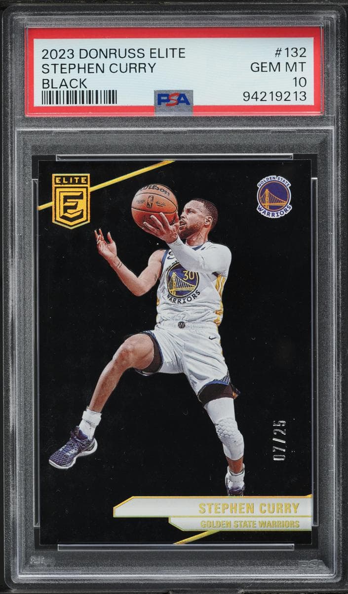 Stephen Curry 2023 panini Donruss Elite
