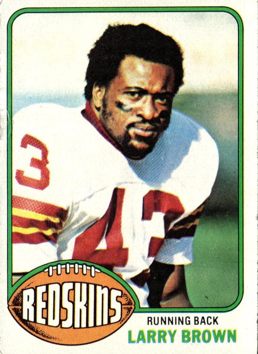 Larry Brown 1976 topps Topps