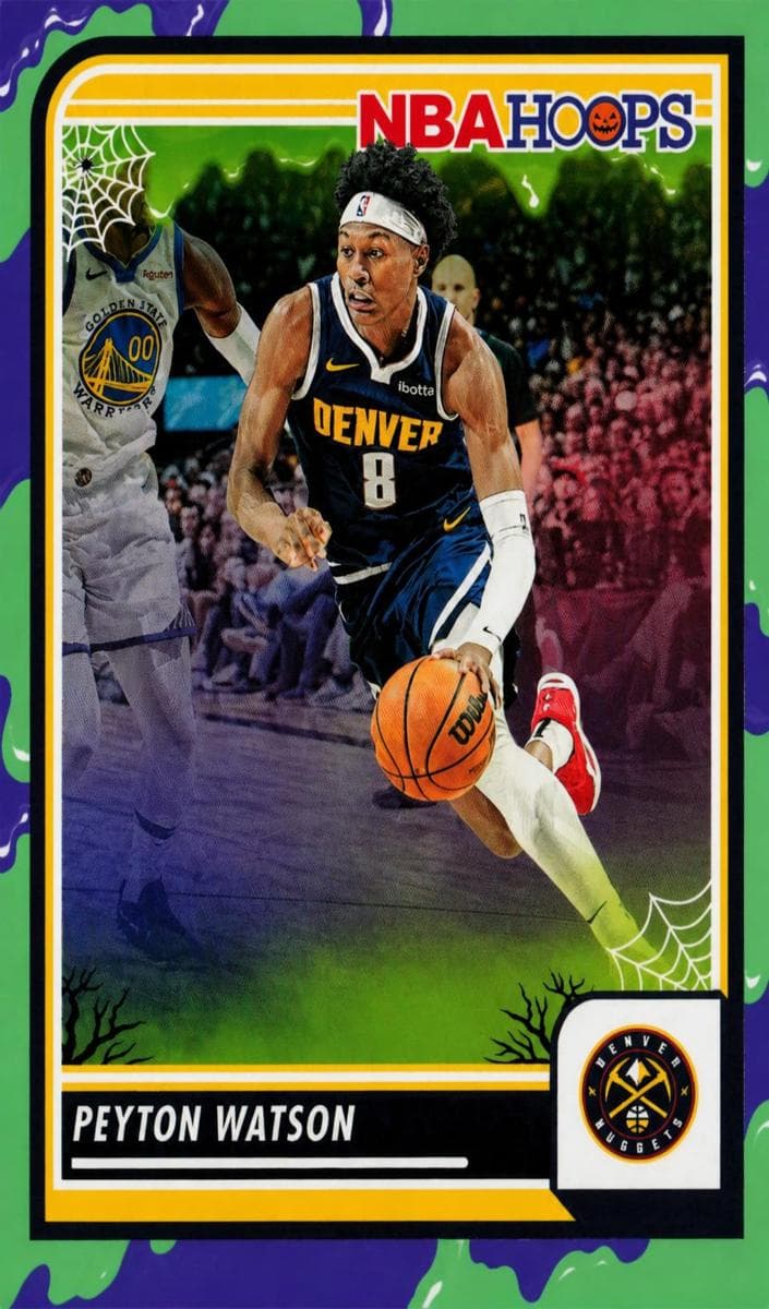Peyton Watson 2023 panini Hoops Haunted Hoops