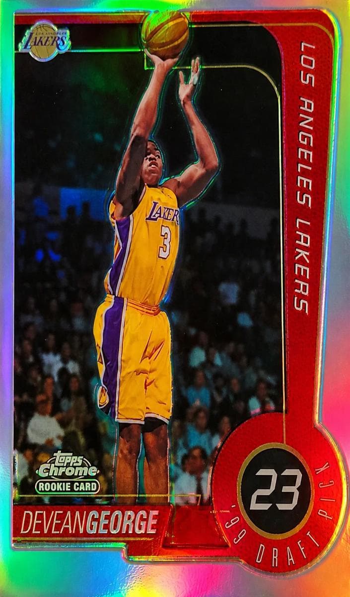 Devean George 1999 topps Topps Chrome