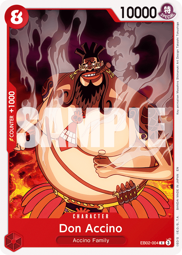 Don Accino 2025 One Piece Extra Booster Anime 25th Collection