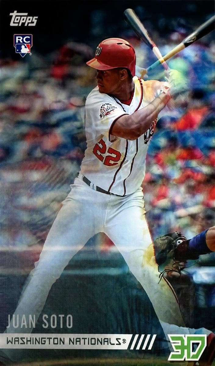 Juan Soto 2018 topps