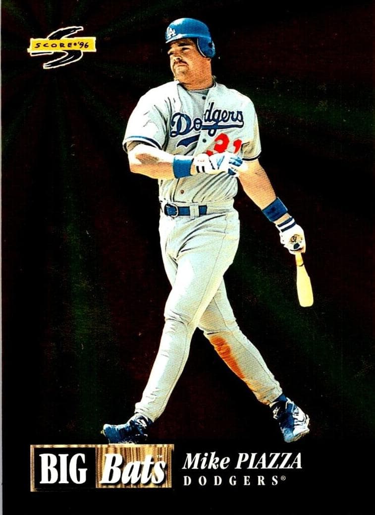 Mike Piazza / Mike Mussina 1996 panini Donruss