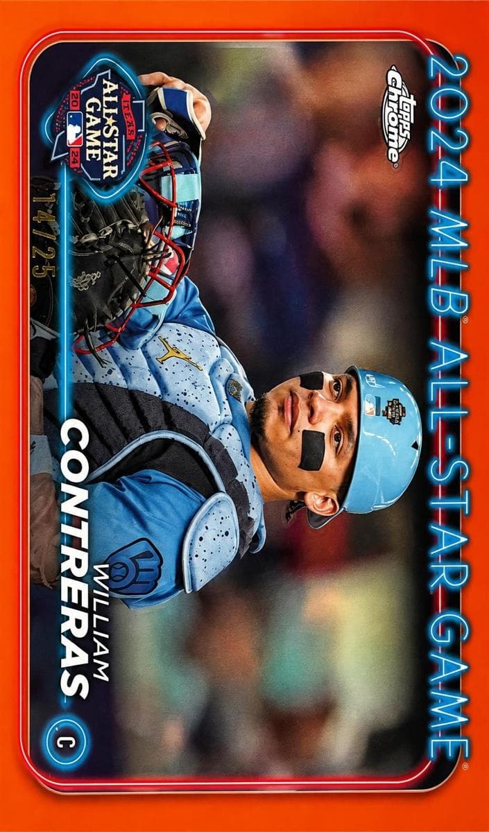 William Contreras 2024 topps Topps Chrome Update