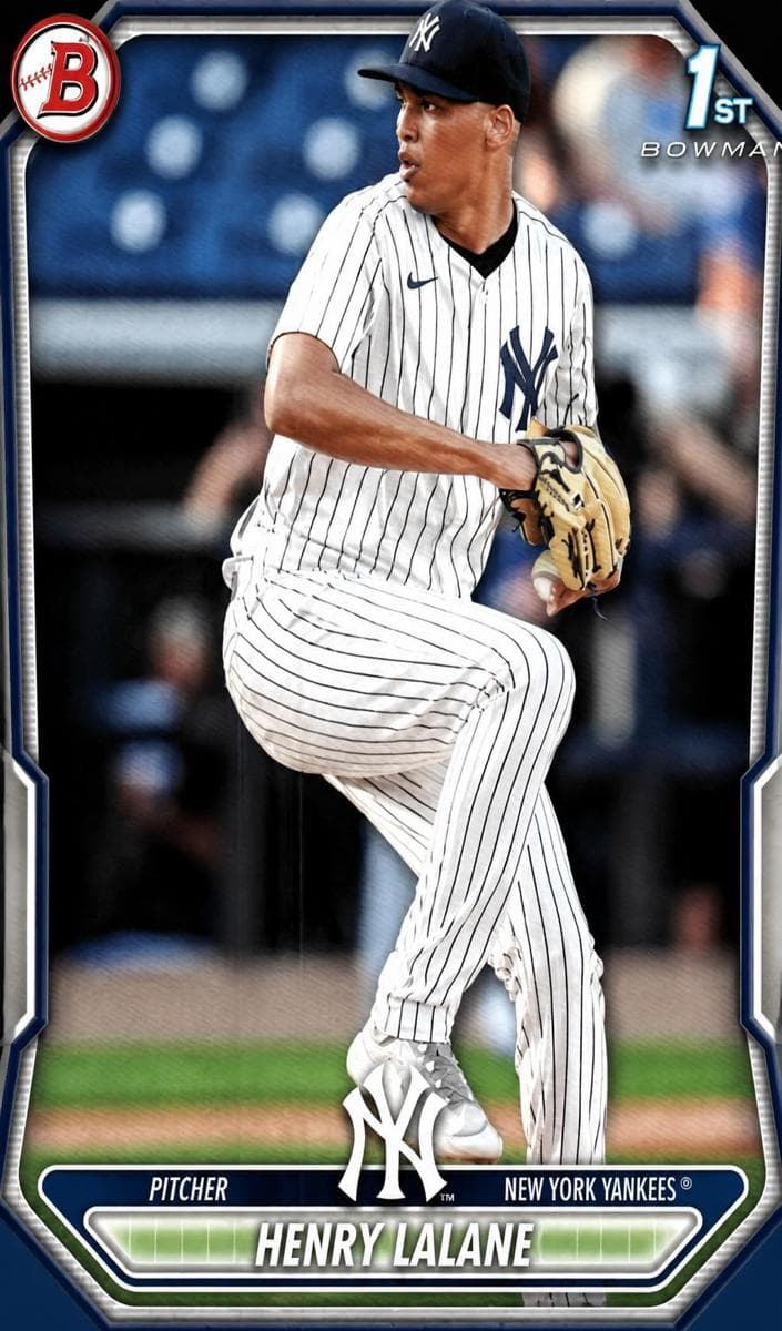 Henry Lalane trading card