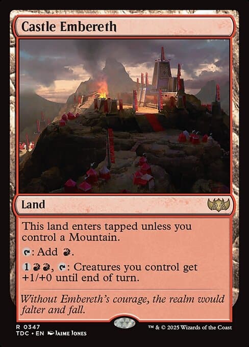 Castle Embereth 2022 Magic: The Gathering New Capenna Commander