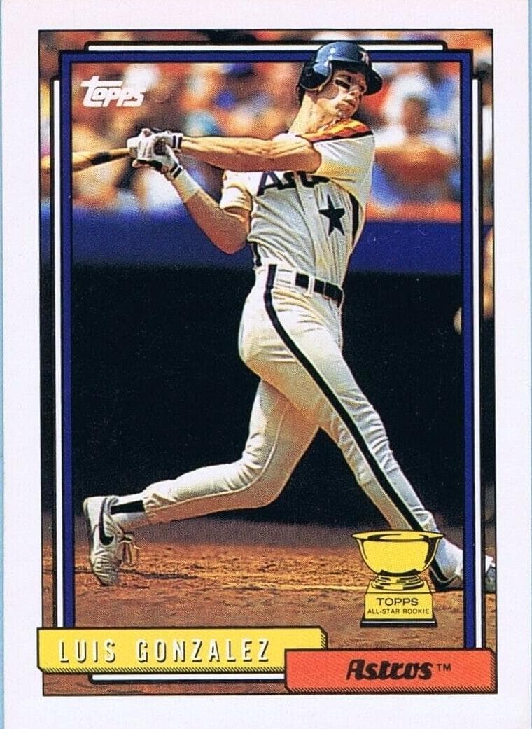 Luis Gonzalez 1992 topps