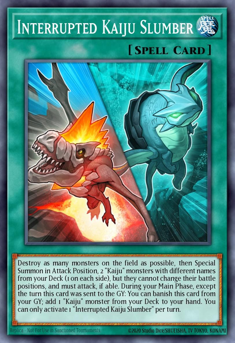Interrupted Kaiju Slumber 2016 Yu-Gi-Oh! Breakers of Shadow