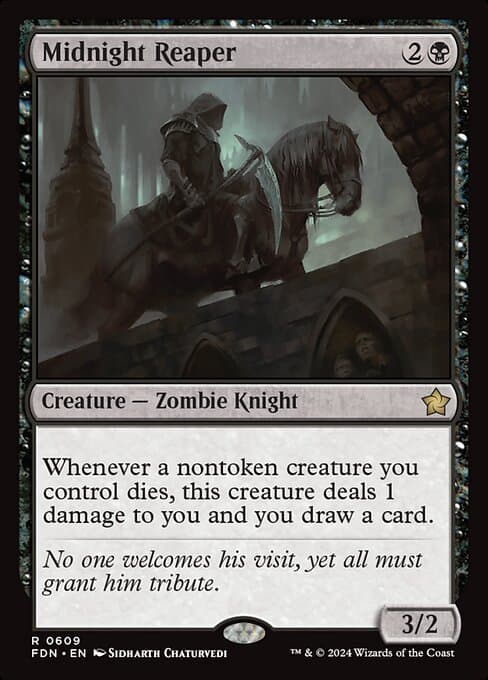 Midnight Reaper 2025 Magic: The Gathering Aetherdrift Commander
