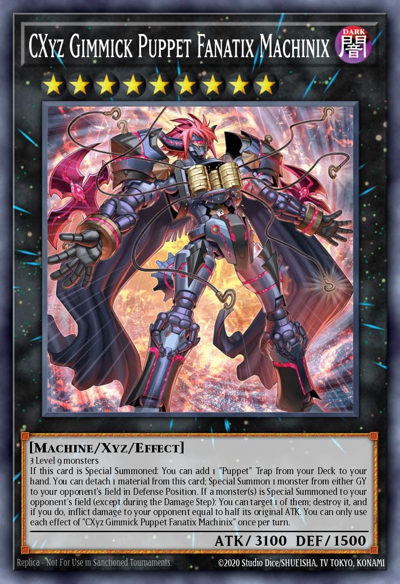 CXyz Gimmick Puppet Fanatix Machinix 2024 Yu-Gi-Oh!