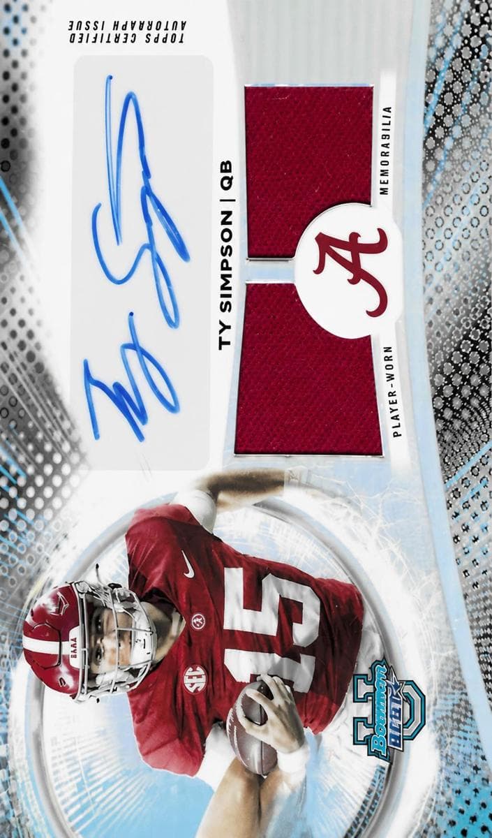Ty Simpson 2025 bowman Bowman University Best