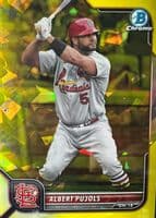 Albert Pujols 2022 bowman Bowman Chrome Sapphire Edition