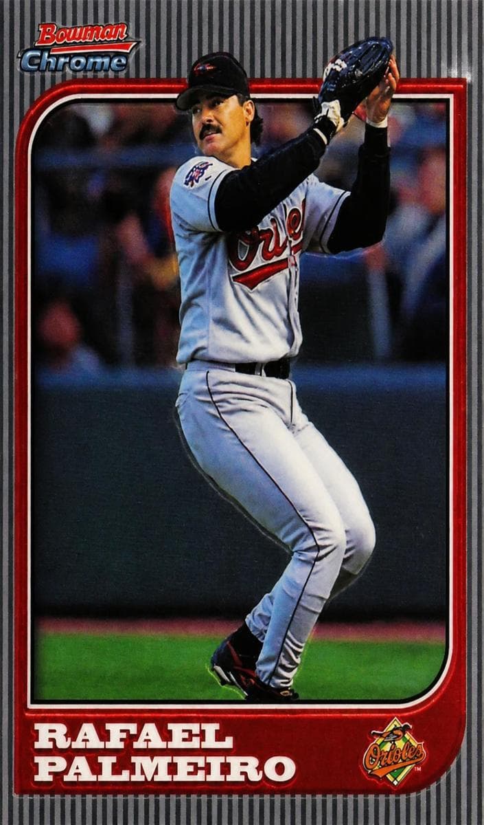 Rafael Palmeiro 1997 bowman Chrome
