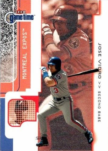 Jose Vidro 2001 fleer Fleer Game Time