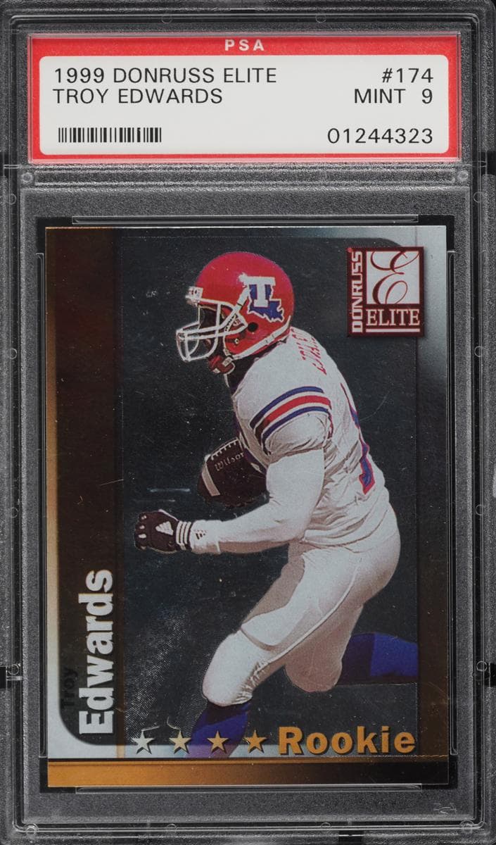 Troy Edwards 1999 panini Donruss Elite