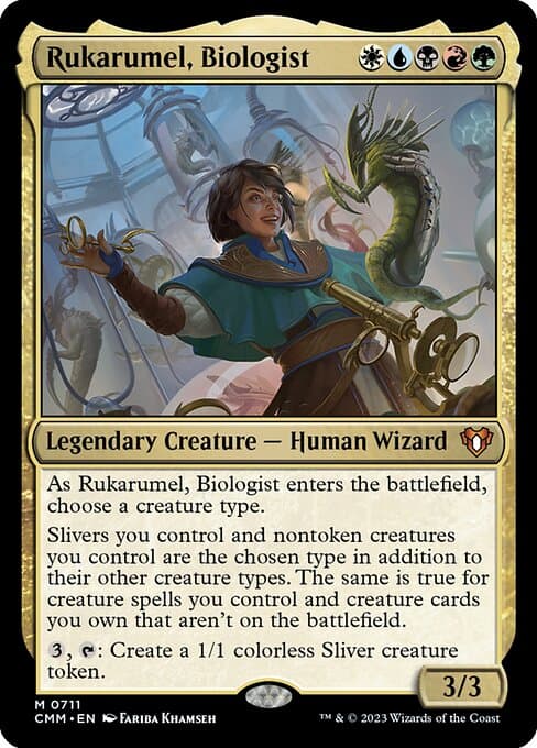 Rukarumel, Biologist 2023 Magic: The Gathering Commander Masters
