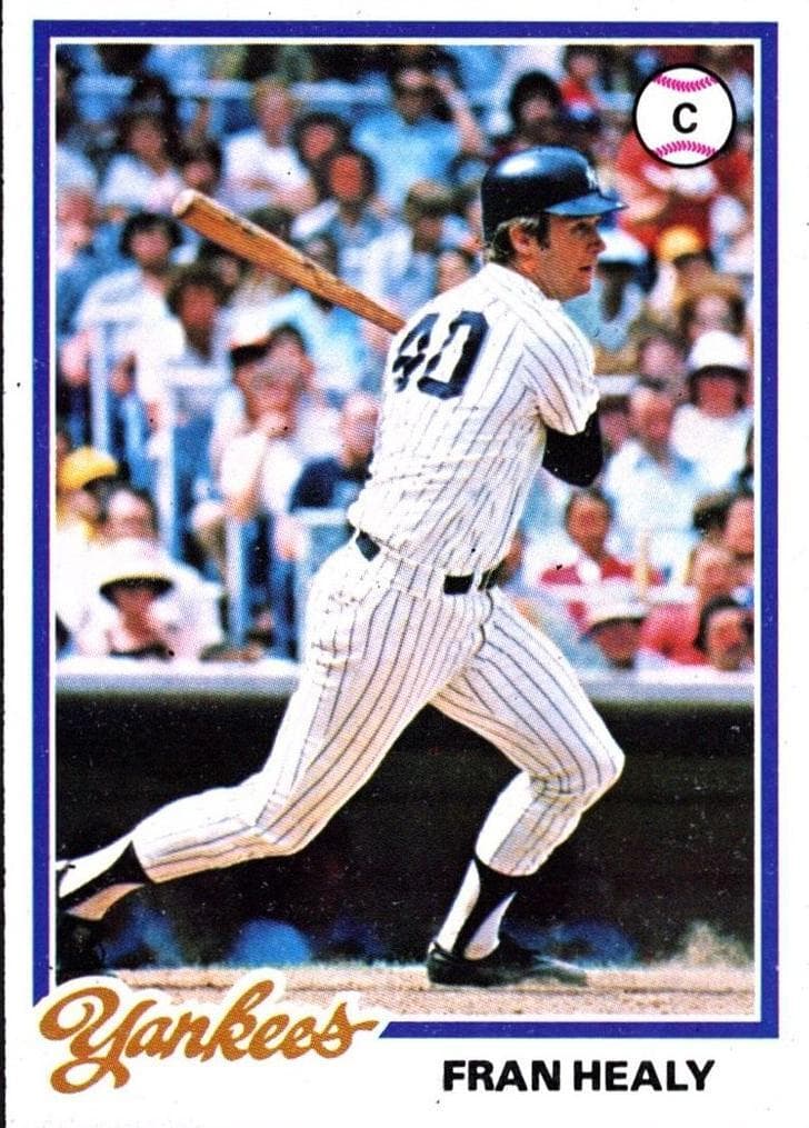 Fran Healy 1978 topps Topps