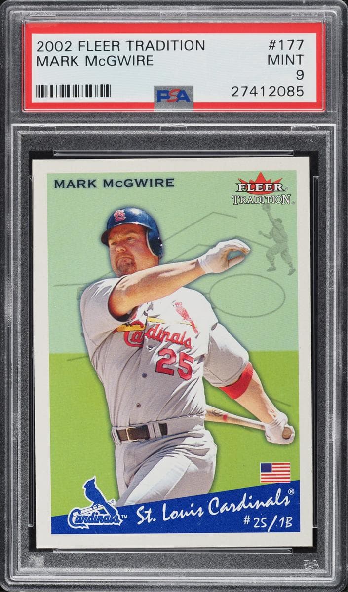 Mark McGwire 2002 fleer