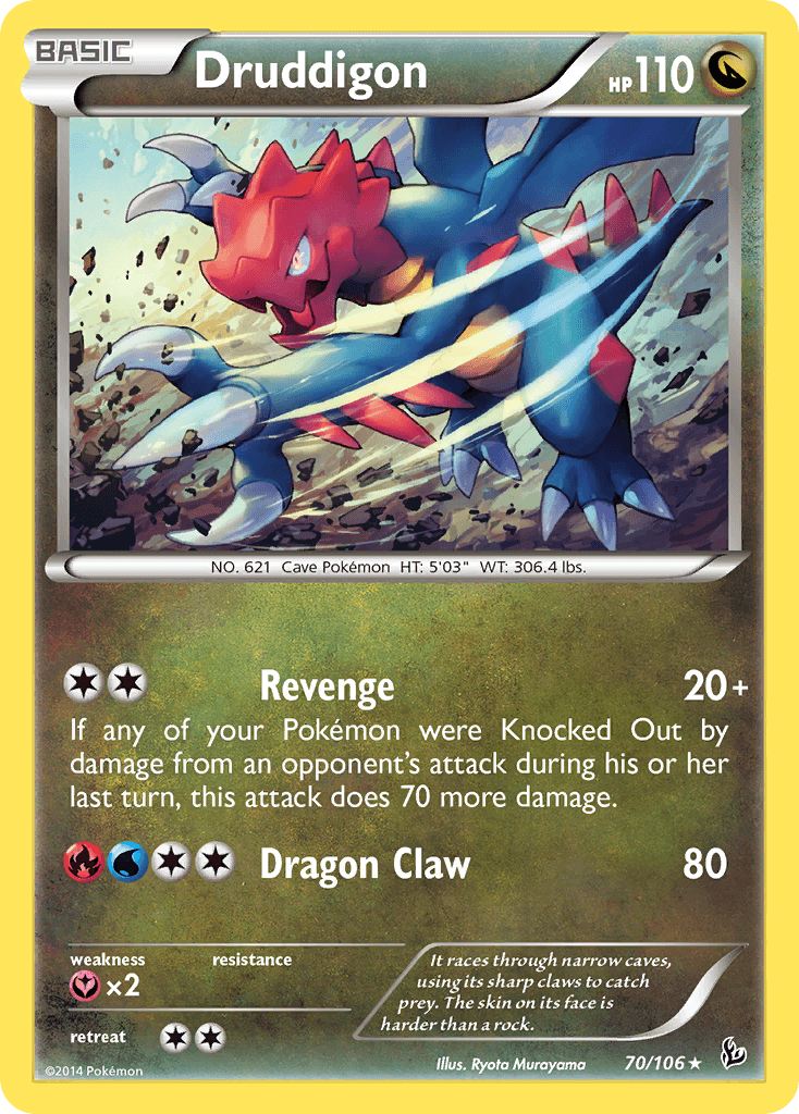 Druddigon 2014 Pokemon Flashfire