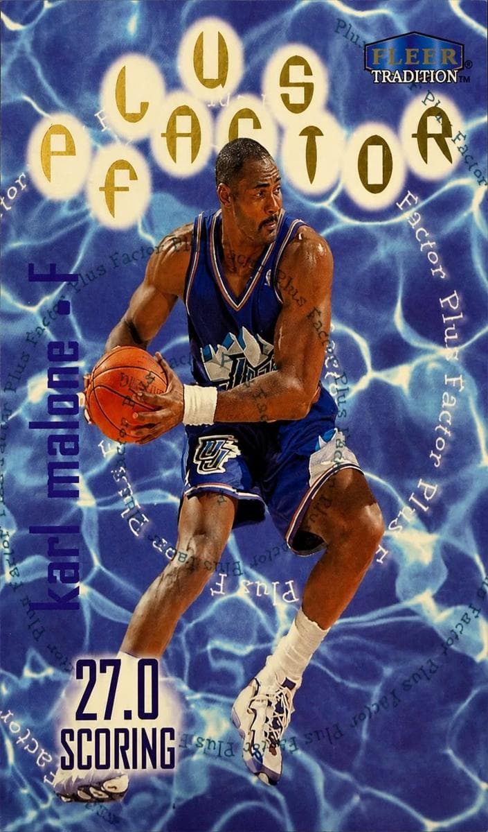 Karl Malone 1998 fleer Fleer Tradition