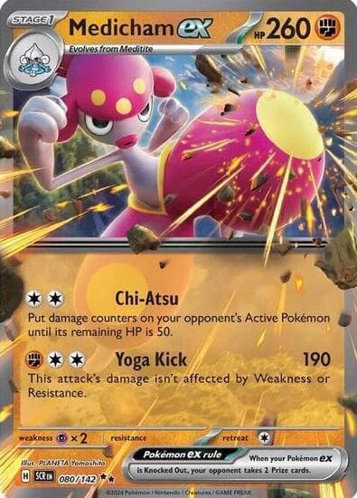Medicham ex trading card