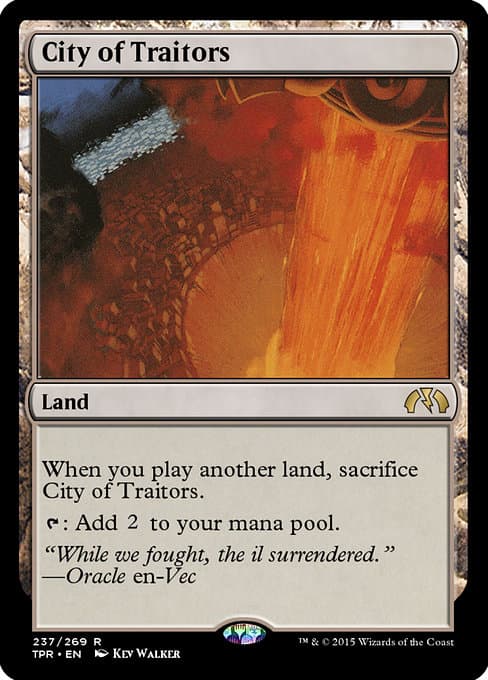 City of Traitors 1998 Magic: The Gathering