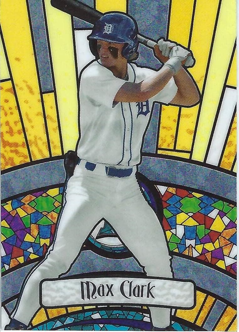 Max Clark 2023 bowman Draft Chrome Bowman Glass