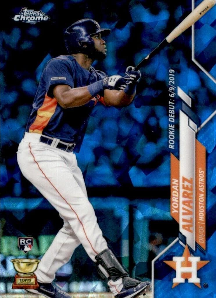 Yordan Alvarez 2020 topps Topps Chrome Update Sapphire Edition