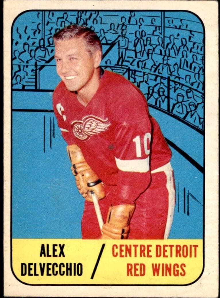 Alex Delvecchio 1967 topps Topps