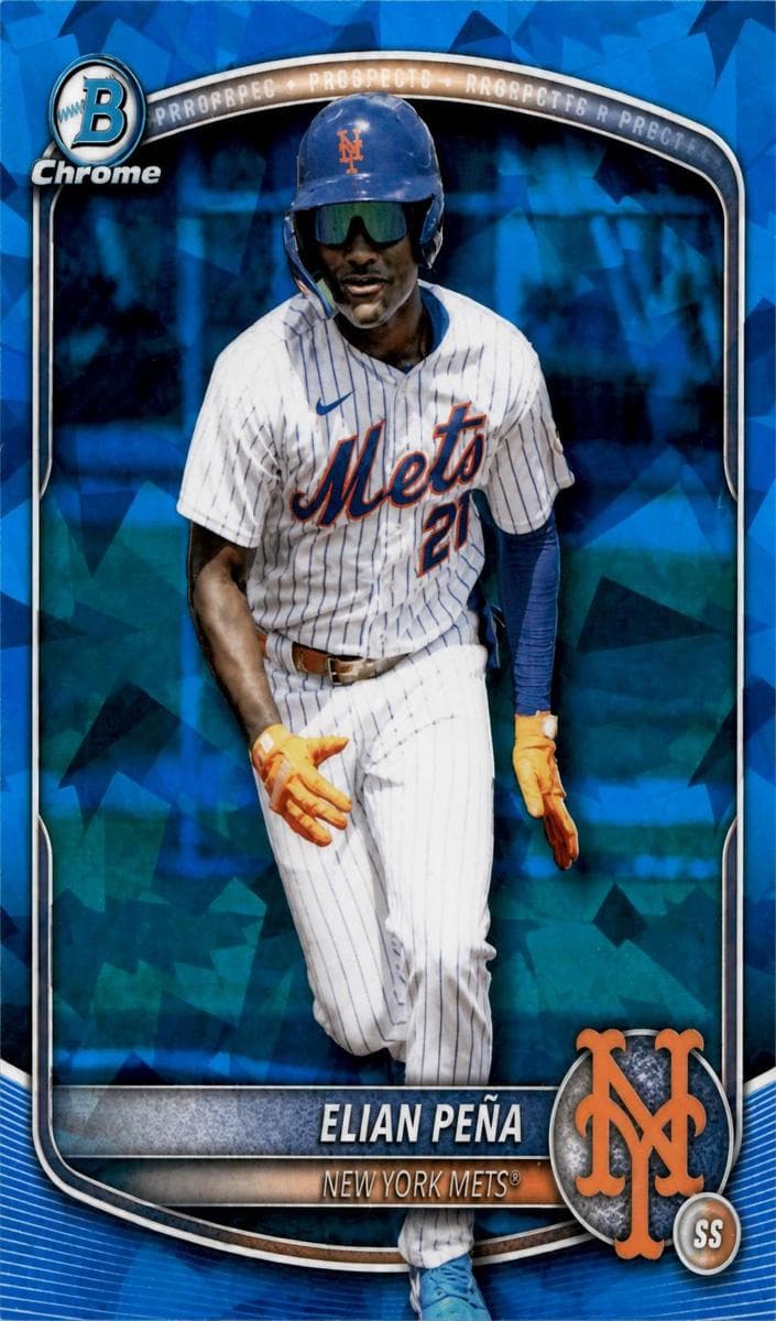Elian Peña 2025 bowman Bowman Draft Sapphire
