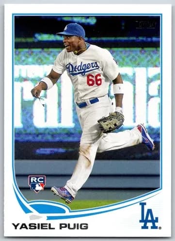 Yasiel Puig 2013 topps Topps Update