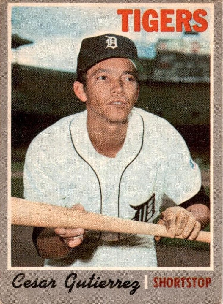 Cesar Gutierrez 1970 topps O-Pee-Chee