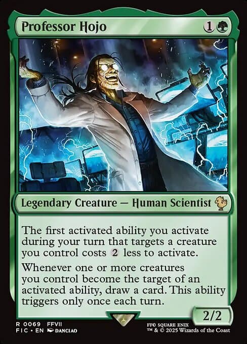 Professor Hojo 2025 Magic: The Gathering Final Fantasy Commander Extended Art