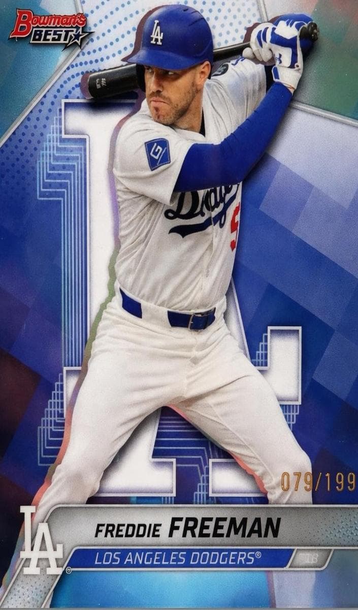 Freddie Freeman 2025 bowman Bowman Best