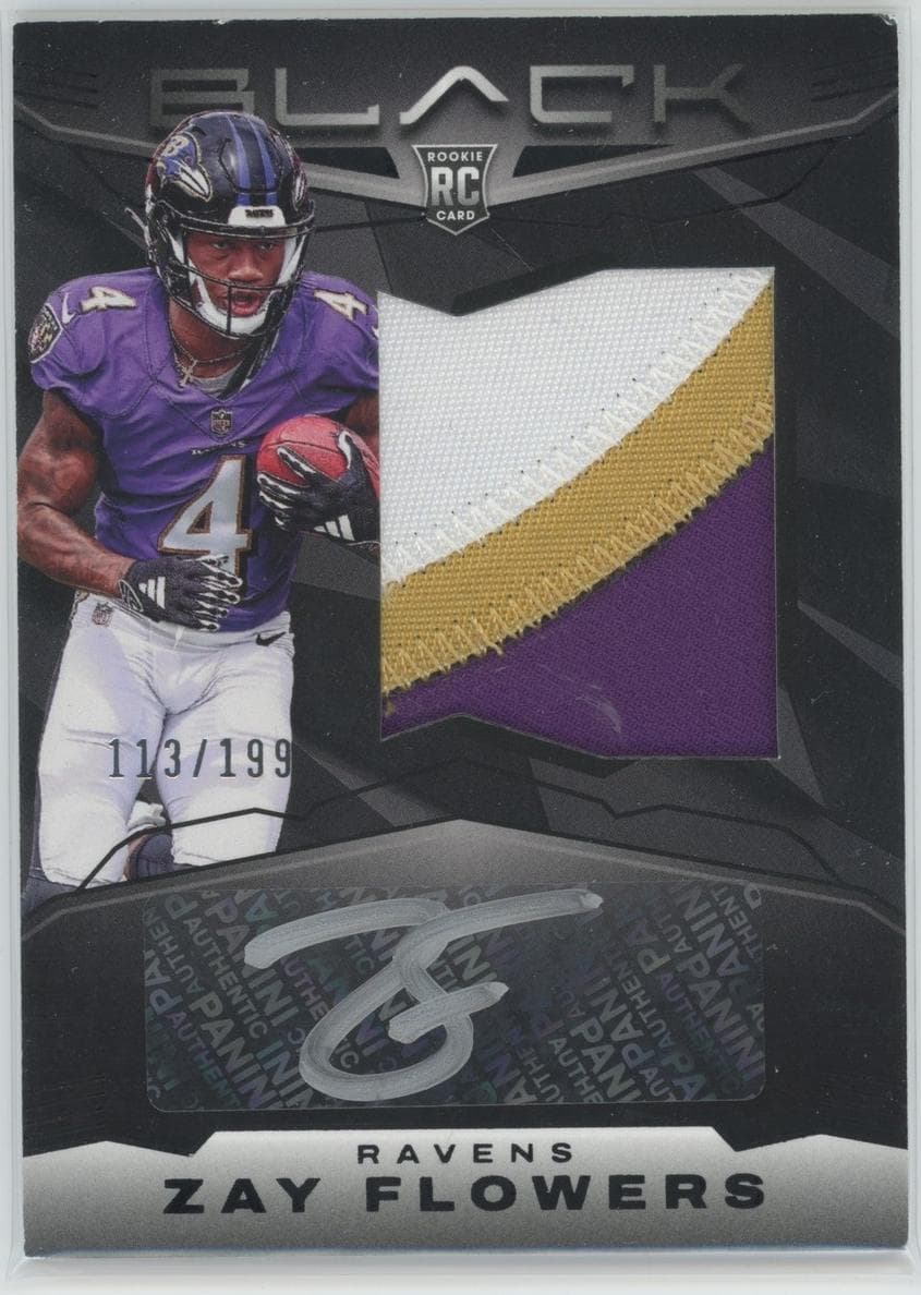 Zay Flowers 2023 panini Panini Black