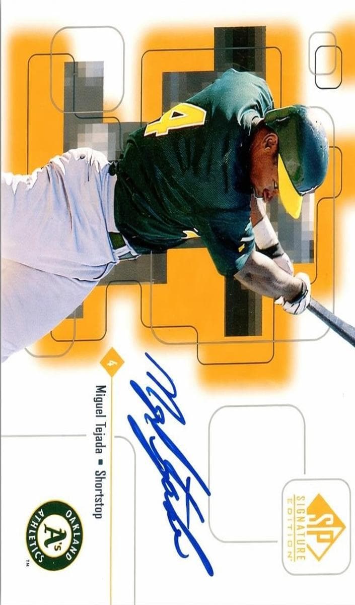 Miguel Tejada 1999 unknown SP Signature Edition