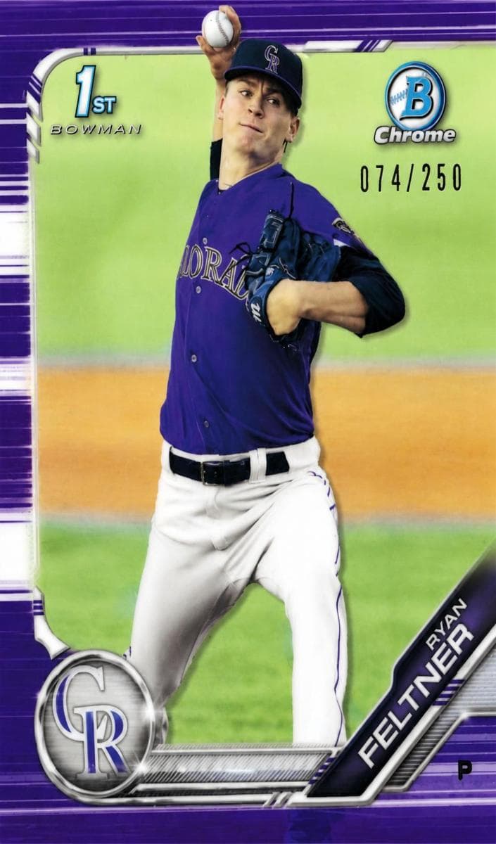Ryan Feltner 2019 bowman Bowman Chrome