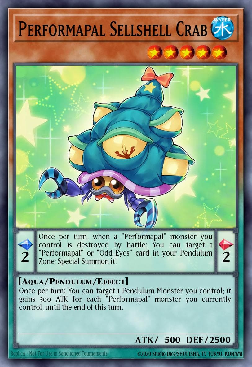 Performapal Sellshell Crab #MP17-EN002