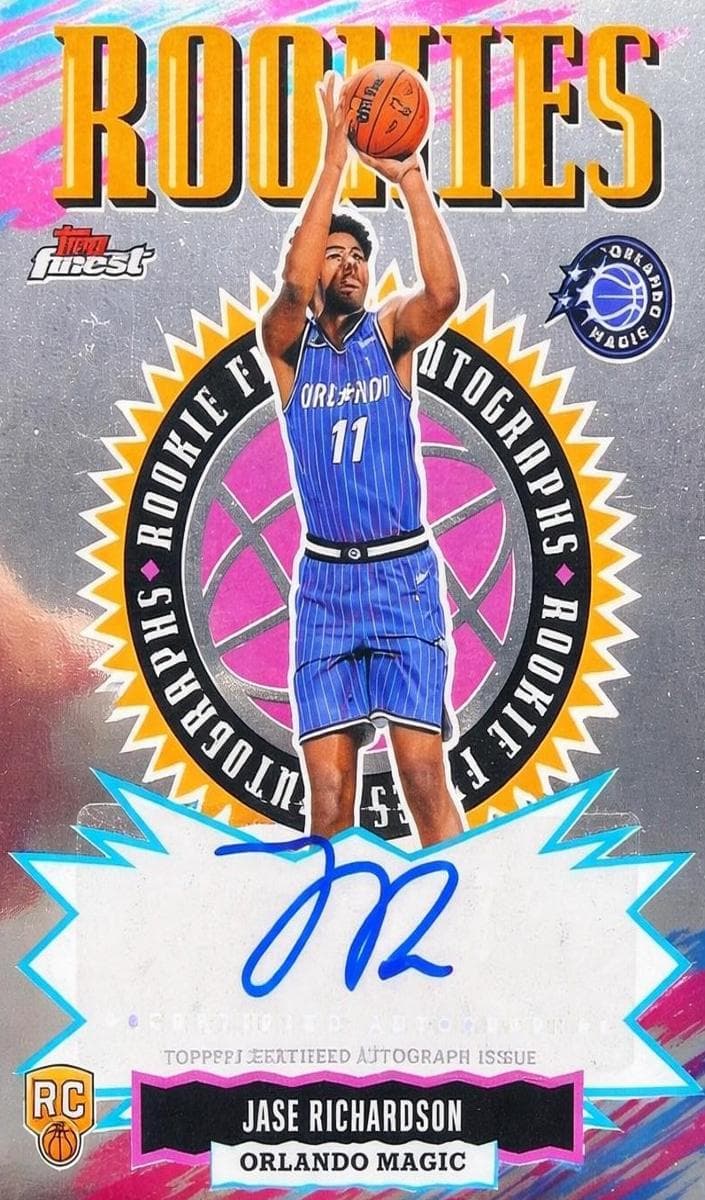 Jase Richardson 2025 topps Topps Finest