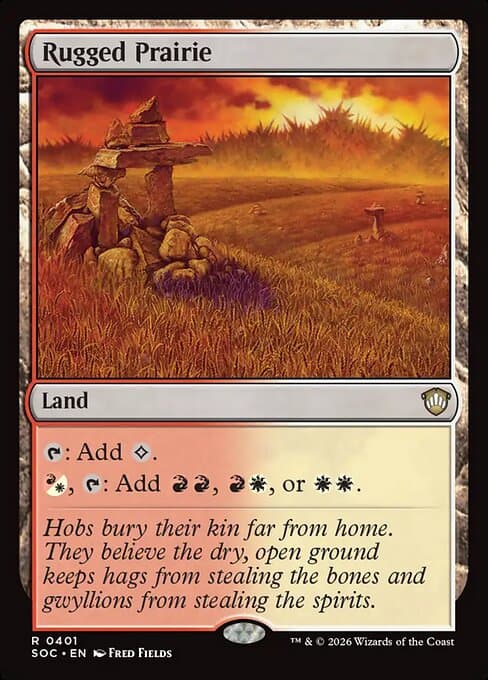 Rugged Prairie 2024 Magic: The Gathering Bloomburrow Commander