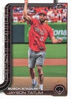 Jayson Tatum 2025 topps Topps First Pitch