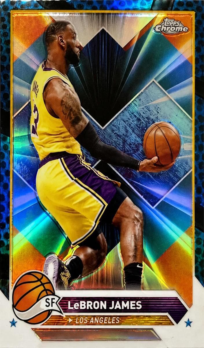 LeBron James 2023 topps Topps Chrome