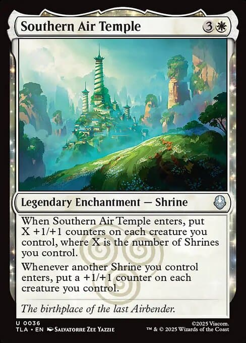 Southern Air Temple 2025 Magic: The Gathering Avatar: The Last Airbender