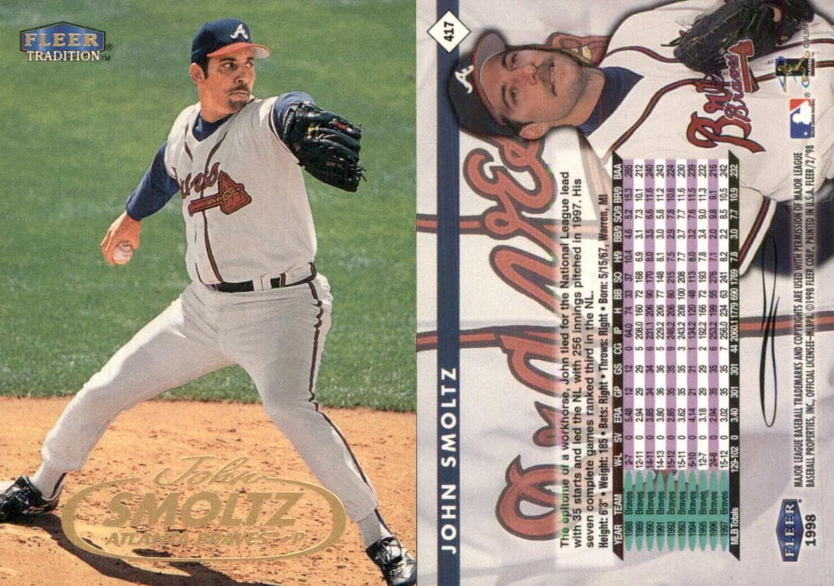 John Smoltz 1998 upper-deck Upper Deck
