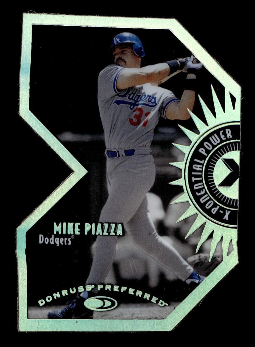 Mike Piazza 1997 panini Donruss Preferred